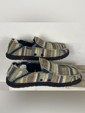 Skechers Men's Tier Canvas Moc Toe Slip-On shoes size 12